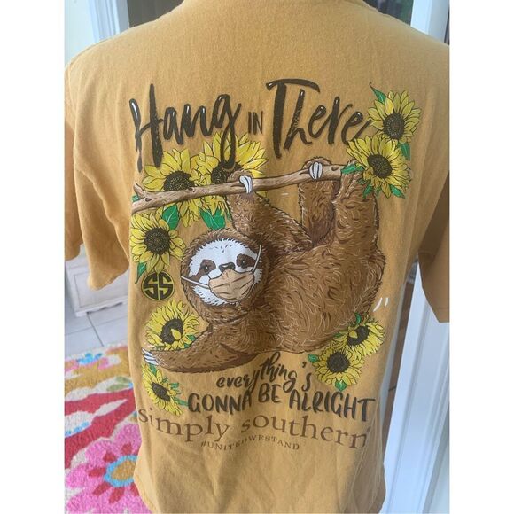 Simply Southern Sloth Short Sleeve T-Shirt - Picture 3 of 5